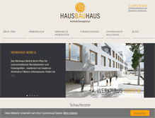 Tablet Screenshot of hausbauhaus.com